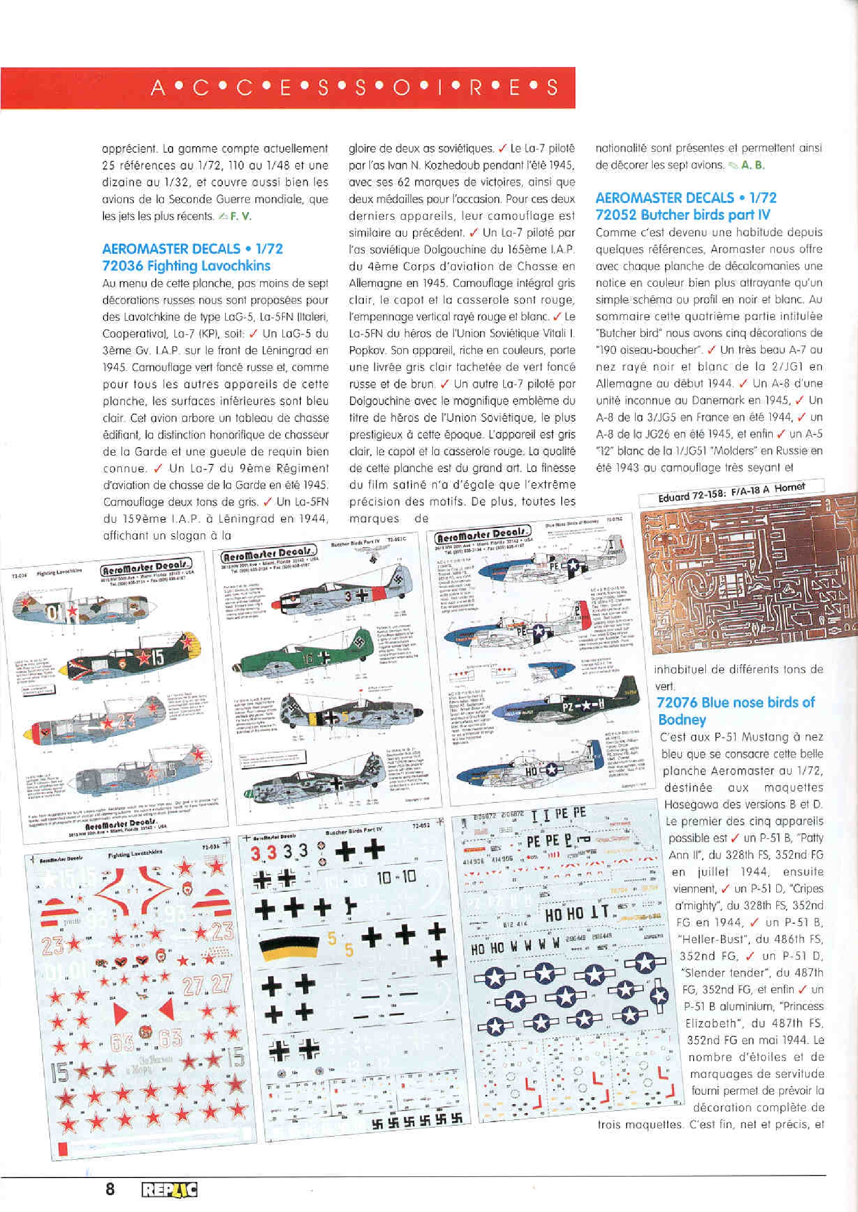 Replic 047 - Gotha Go-242, Macchi MC-202, P-51D Mustang